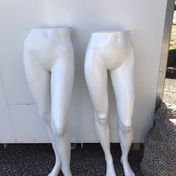 2 Half Body Form Mannequins 