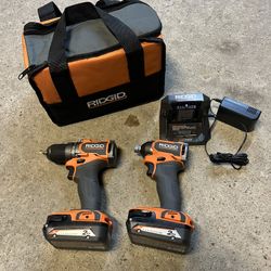 Ridgid Sub-compact Drill Set Kit 