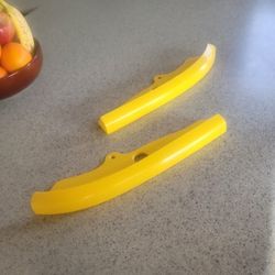 2015 Dodge Challenger Front Lip Splitter Protector. Yellow.