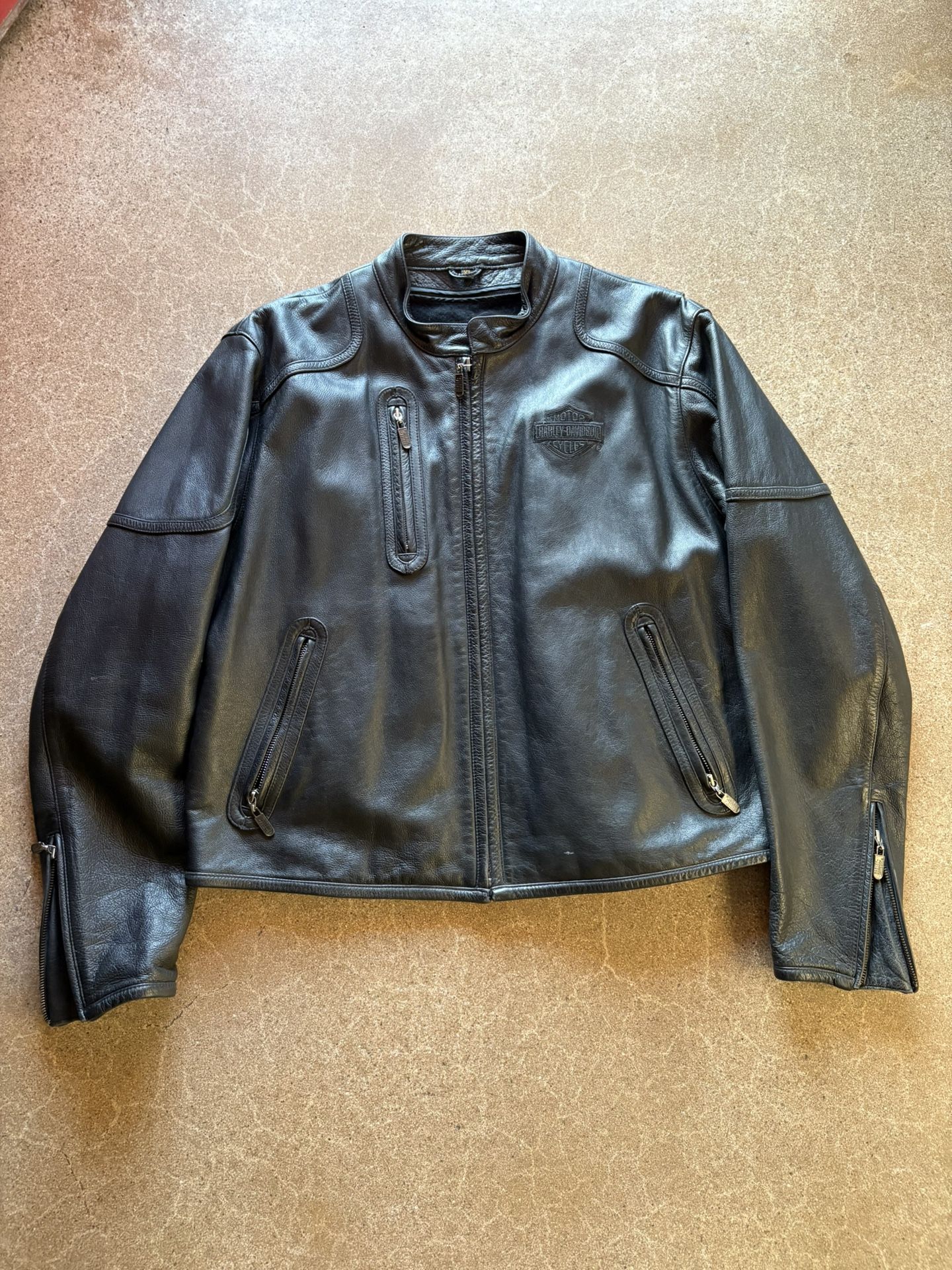 Mens XL Harley Davidson Leather Jacket
