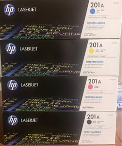 HP 201A LaserJet Toner Cartridge Set CMYK
