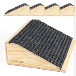 Dog Ramp for Stairs, Non-Slip Dog Stairs, Low-Angled Pet Ramps for Small Dogs and Cats, Medium Dogs, Step and Stair Assist for Injured and Older Pet, 