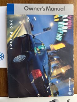 VW Passat 1999 Owners Manual Complete Original Package 