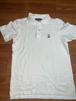 Psycho bunny polo size 3. White