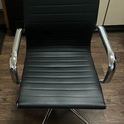 Office Chair Black Leather