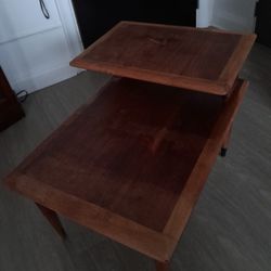 2 Tier Mid-century Side Table