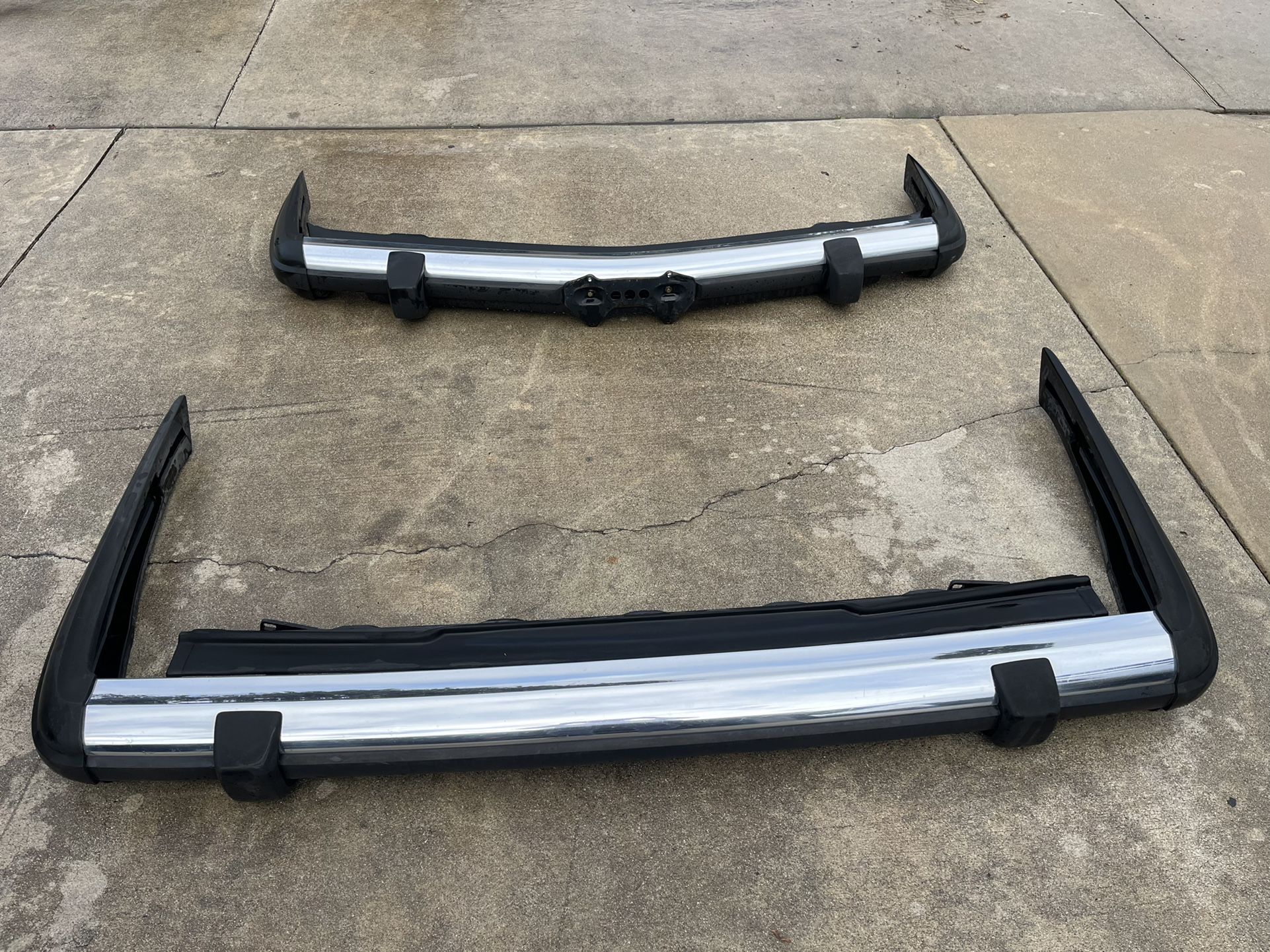 Mercedes Benz W107 front and rear bumper