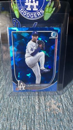 2025 Bowman Chrome Color Match Black Snell Blue Sapphire Refractor 