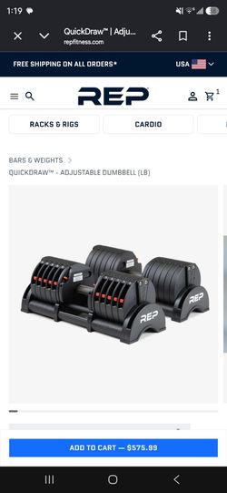 QuickDraw™

Adjustable Dumbbells
