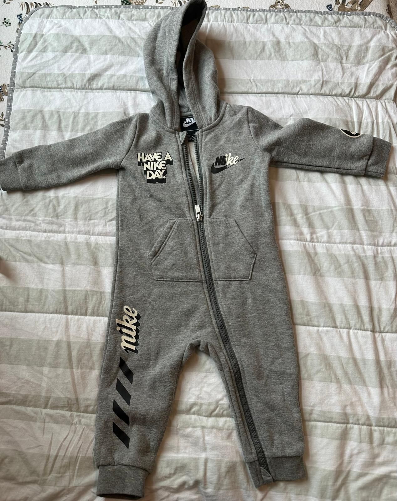 Nike fleece onesie 12M 