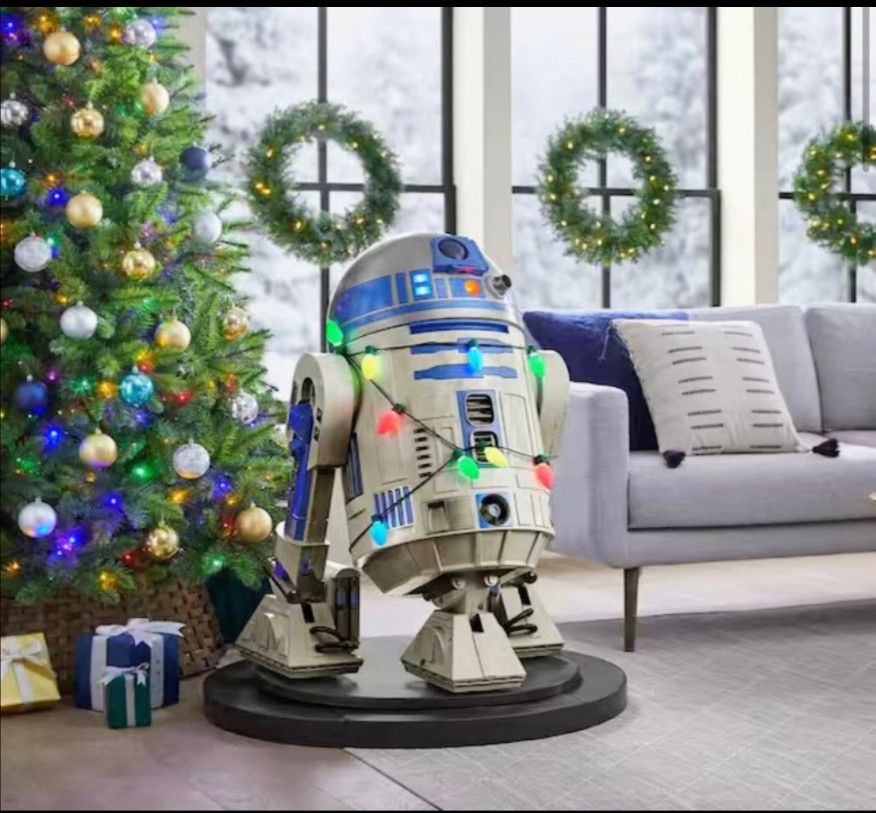 LED Star Wars 3.5 ft. Animated LED R2-D2 Holiday Decoration