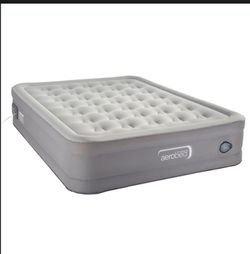 Aerobed Comfort Lock Laminated Inflatable Queen Air Mattress @U16-81