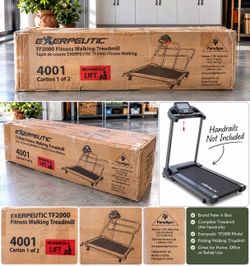 NEW in BOX Exerpeutic TF2000 Treadmill