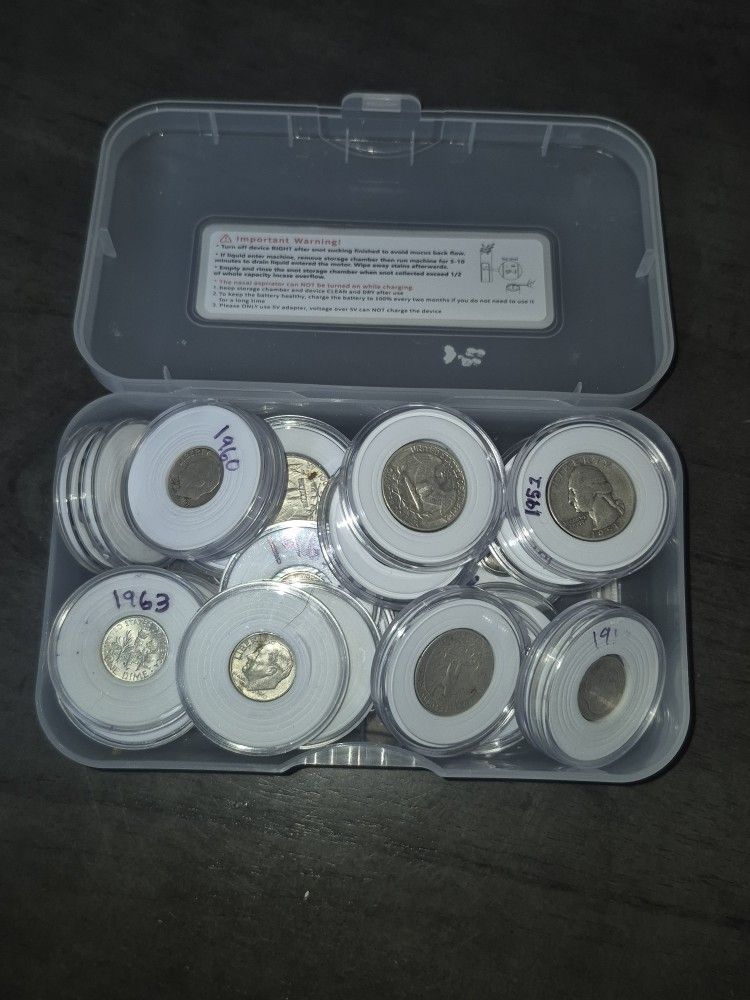 Silver 90% Junk Quaters & Dimes