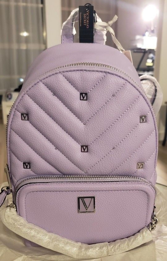 Victoria Secret Lavander Backpack/Purse