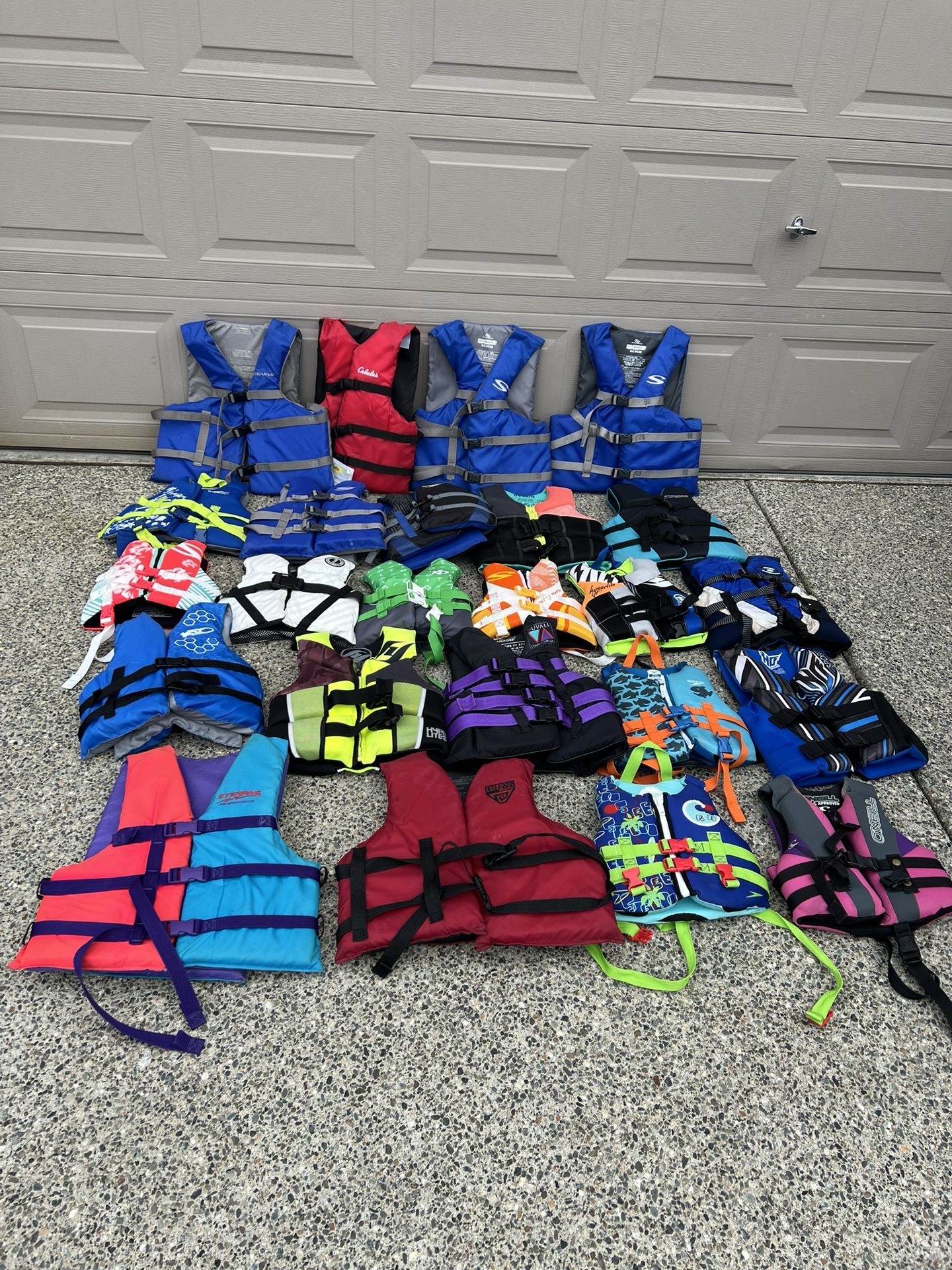 Life Jackets $15for each