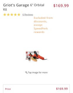 6” random orbital polisher kit