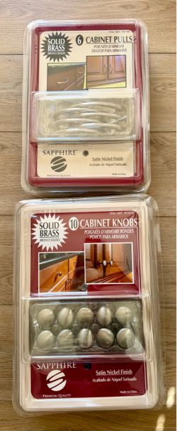 Sapphire Solid Brass Cabinet Pulls and Knobs Set