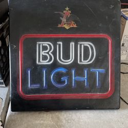 Vintage  Bud Light Light Up