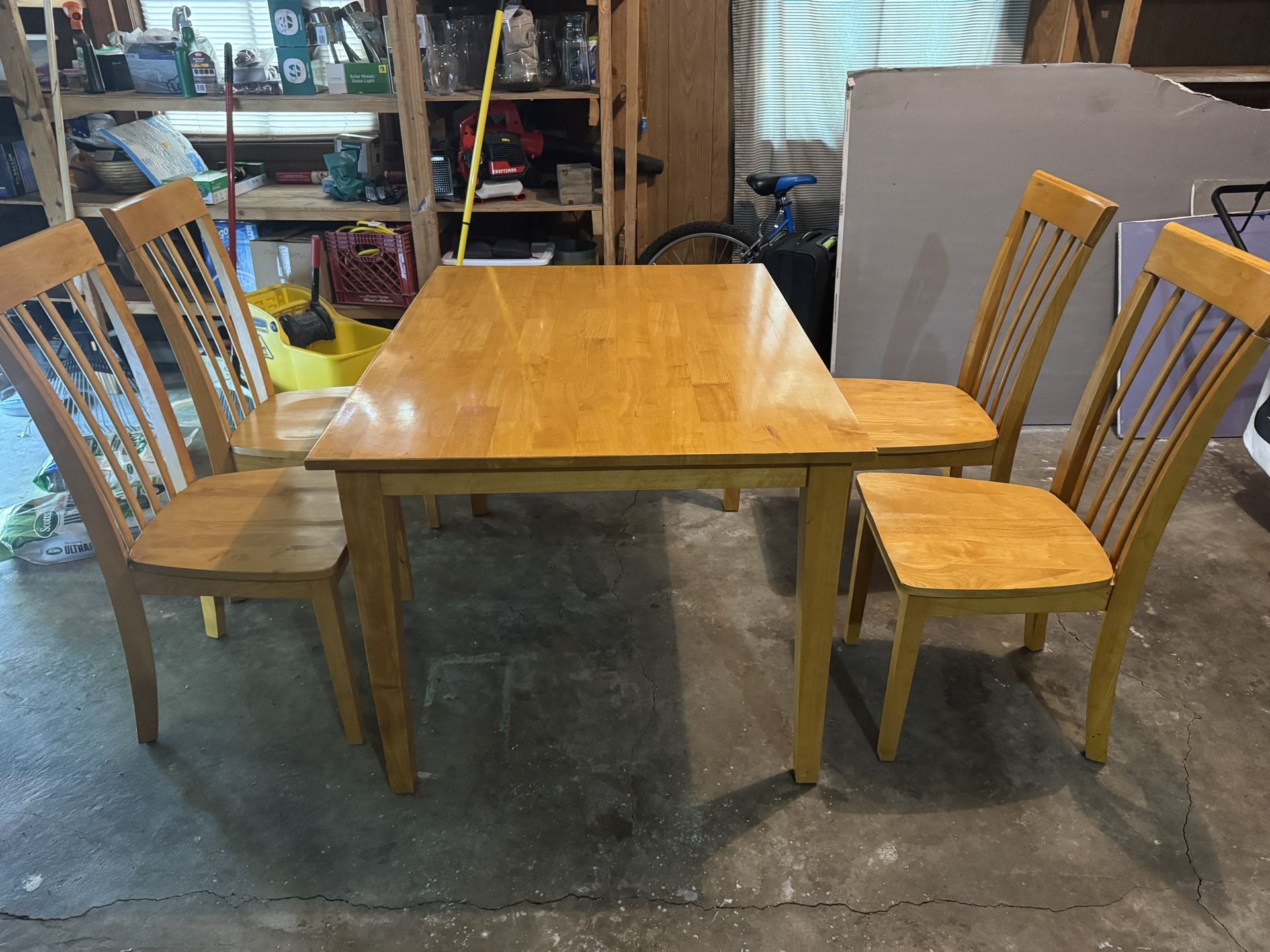 Table And 4 Chairs
