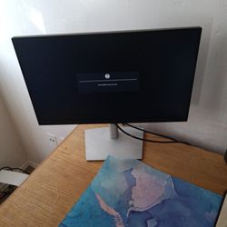 3 Black Dell Monitor 