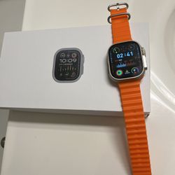 Apple Watch Ultra 2 Orange Band 