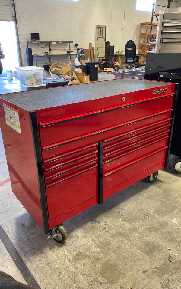 55” Masters Series Snap-On Double Bank Tool Box with Blackout Package ...