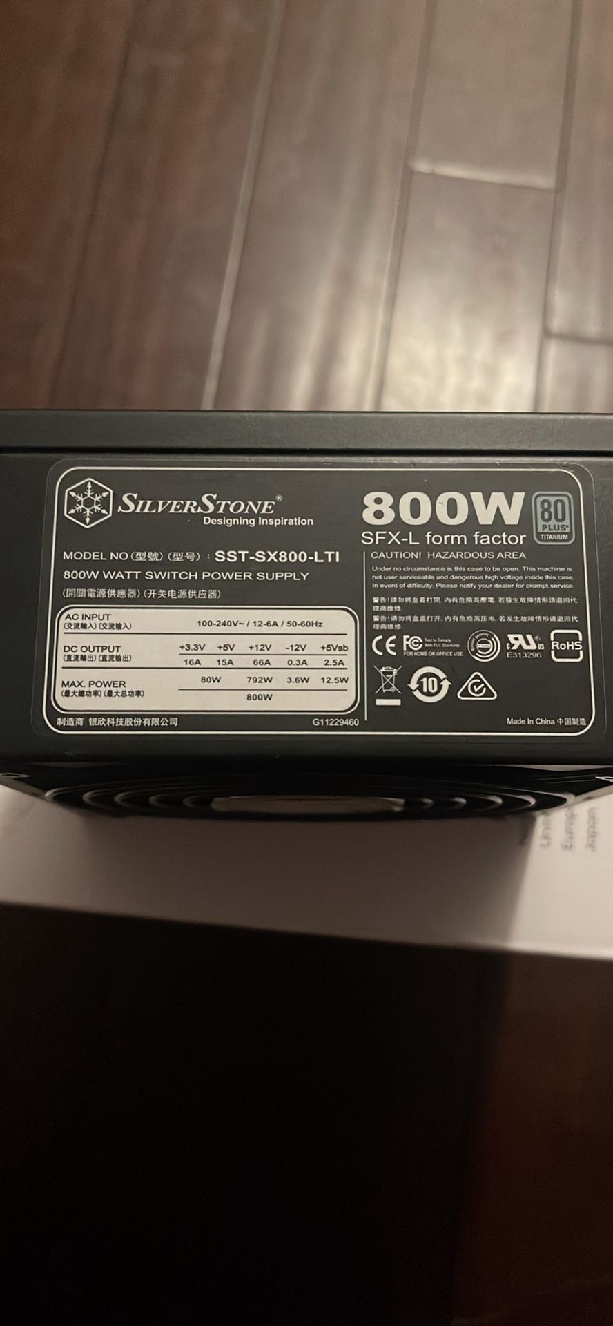 Silver Stone 800w SFX 