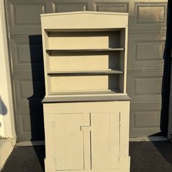 Classic Solid Wood Painted Hutch  White