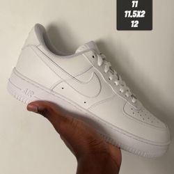 All White AF1s (Fazos)