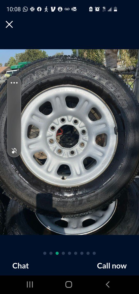 Tires Excellent Codition  4 With  Rims LT  265 70 18 