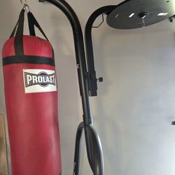 100 Lb Punching Bag W Stand