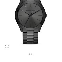 Michael Kors Slim Runway Black Watch, model MK8507