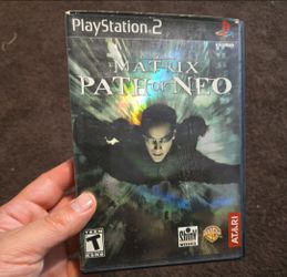 Atari The Matrix: Path of Neo (Sony PlayStation 2 PS2) T NTSC-U/C 2005 Vibration