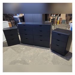 Dresser and nightstands