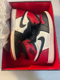 Air Jordan 1 Retro High OG Bred Toe 2018 (555088-610) Size 10 Men