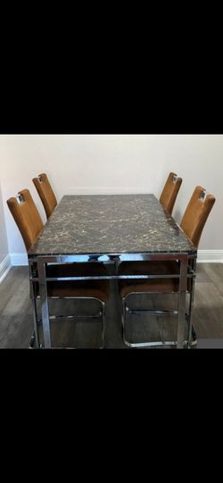 Dining table with 4 chairs