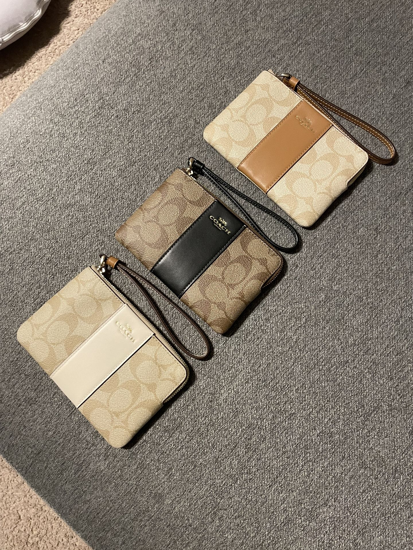 Three Coach Wristlets 