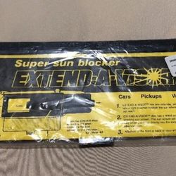 Brand New super Sun Blocker Extend A Visor Never Used Perfect