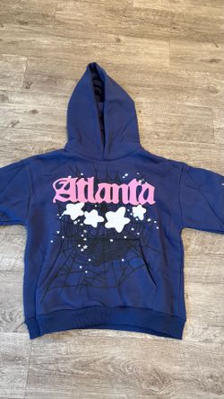 Sp5der Atlanta Navy Hoodie | Brand New