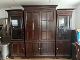 Large cabinet- dining room or entertainment center