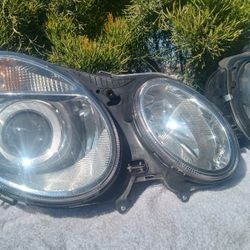 PAIR R & L MERCEDES BENZ E- CLASS 2003 to 2009 NEW HEADLIGHTS