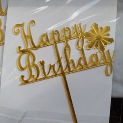 Happy Birthday Cake Topper