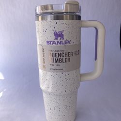 Stanley 30 oz. Flowstate Quencher H2.0  Cream Speckled Splatter Paint  *NEW*