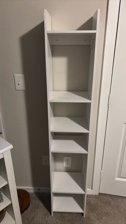 White shelf