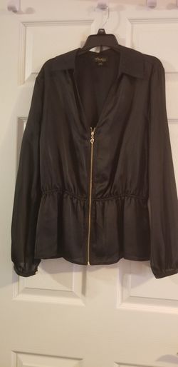 Brand New Thalia Sodi Black Blouse Size Medium