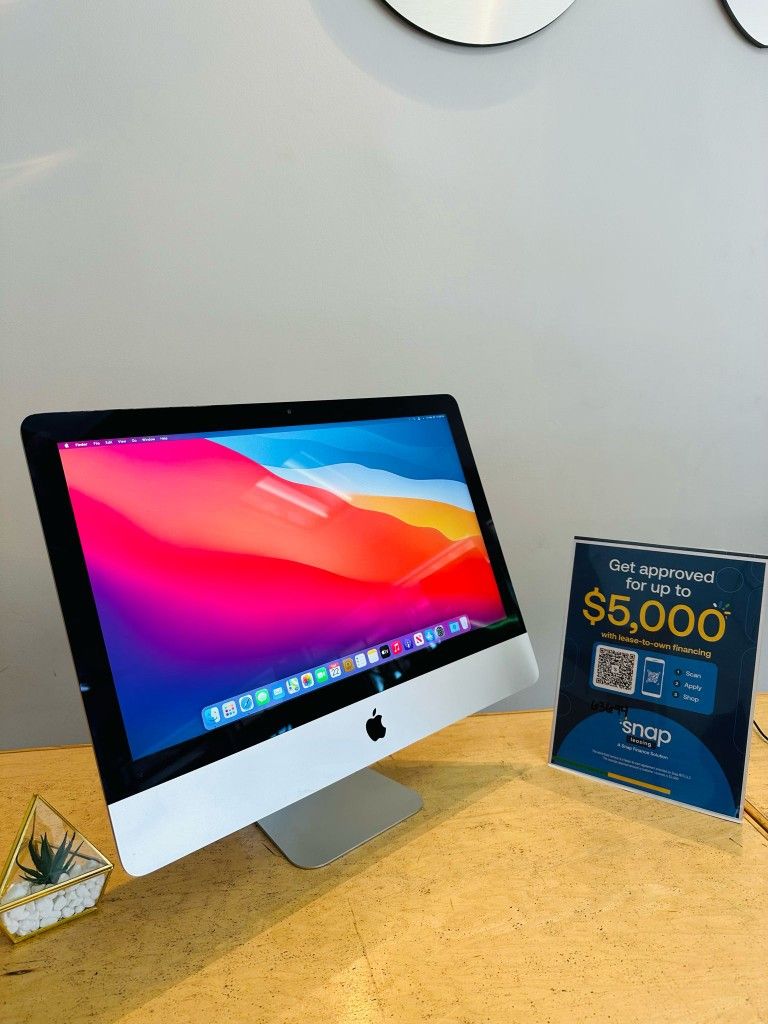 YEAR END SALE Apple iMac 21” Core i5 Processor/8GB/256GB Desktop Warranty‼️Finance Now Comes with Office & Final Cut
