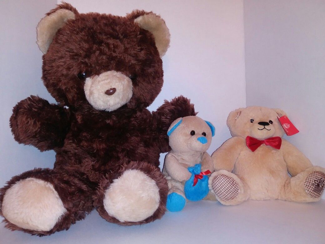 Teddy bear stuffed animal bundle