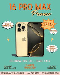 iPhone 16 pro max unlocked
