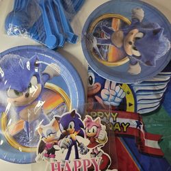Sonic The Hedgehog Birthday Party Supplies